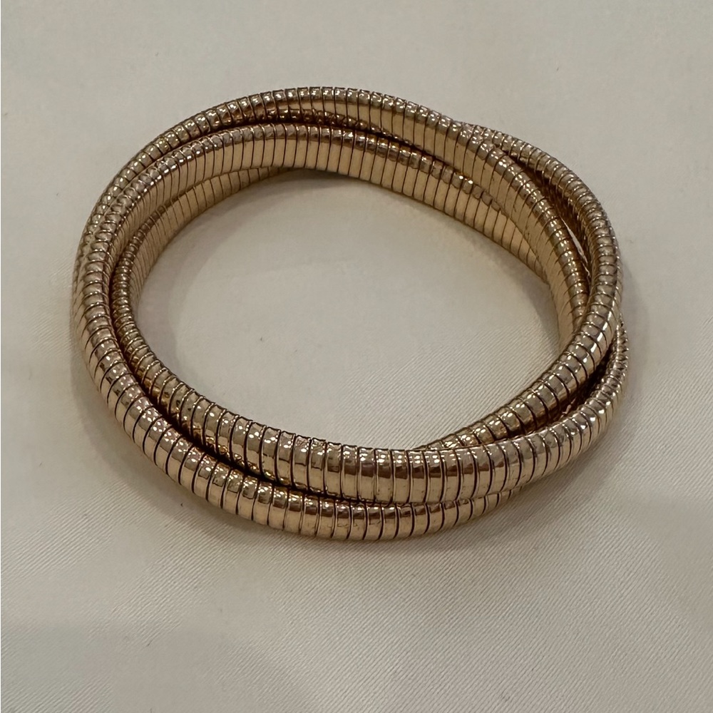 Marc Jacobs Gold Plated Snake Chain Bracelet